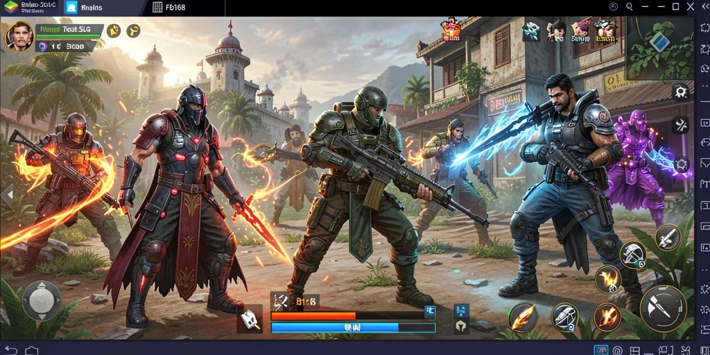Tampilan gameplay menegangkan dalam FB168 yang memikat bagi pecinta SLG.