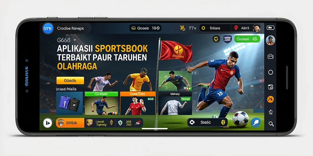 Screenshot G668 menampilkan antarmuka taruhan olahraga yang menarik.