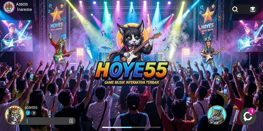 Gameplay interaktif HOYE55 yang menghadirkan pengalaman musik menakjubkan.