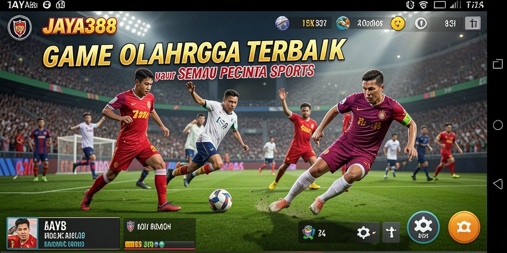 Screenshot gameplay JAYA388 yang menampilkan momen seru pertandingan olahraga.