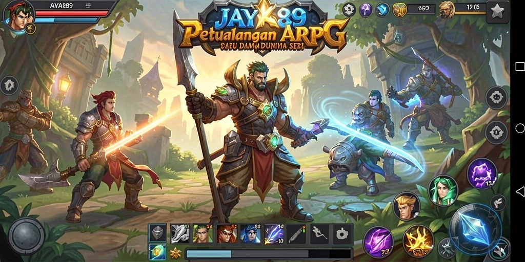 Tampilan gameplay JAYA89 yang menakjubkan saat pertarungan.