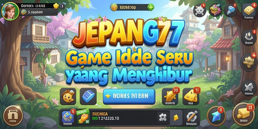 Tampilan gameplay JEPANG77 yang menarik dan full color.