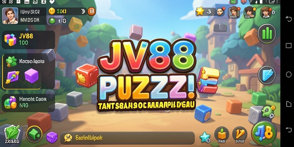 Tampilan gameplay JV88 dengan teka-teki yang menarik.