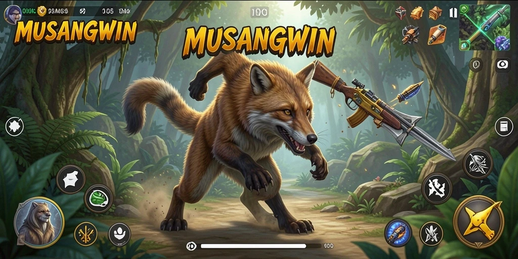 Gameplay MUSANGWIN yang mendebarkan dan menegangkan.