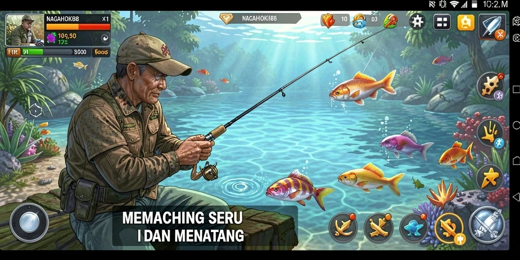 Gameplay menarik dari NAGAHOKI88 dengan pengalaman memancing yang imersif.