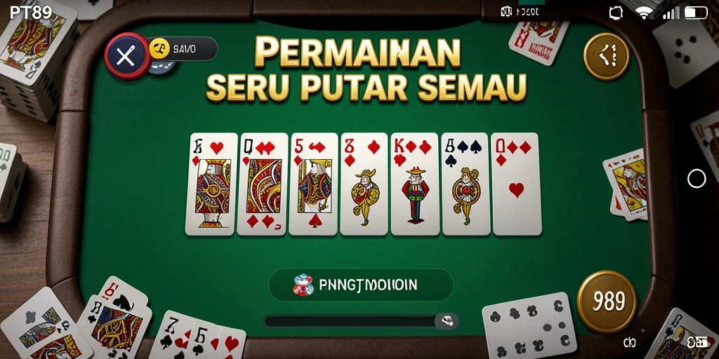 Tampilan gameplay utama PT89 yang menarik dan penuh warna.