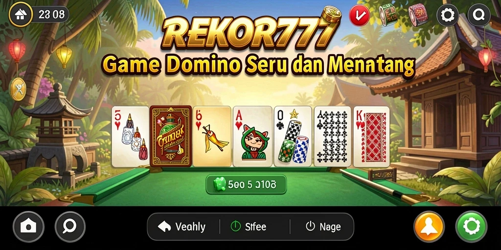 Tampilan gameplay seru dalam REKOR777 yang menantang.