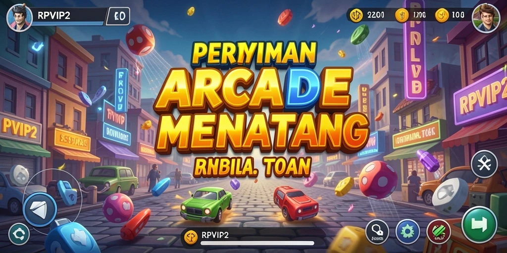 Screenshot RPVIP2 menunjukkan aksi bermain Arcade yang seru dan menyenangkan.
