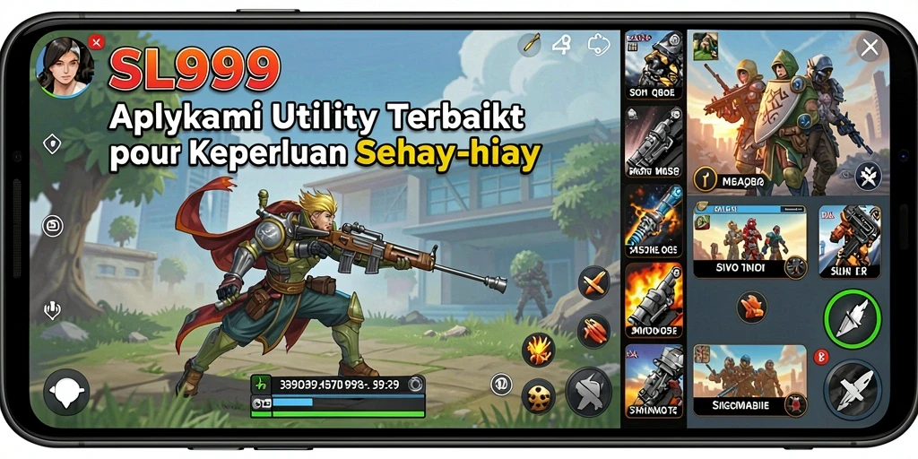 Tampilan antarmuka utama aplikasi SL999 yang memudahkan pengoperasian Utility.