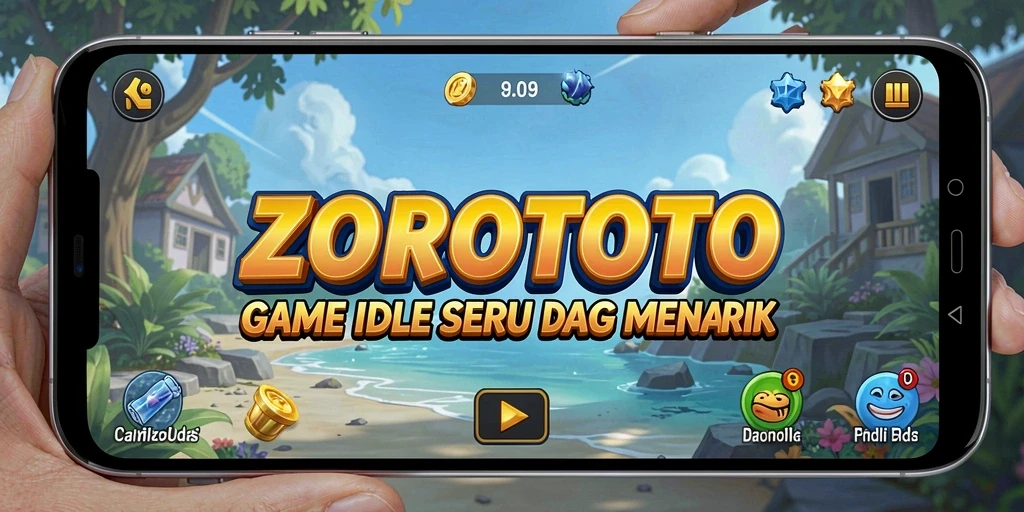 Tampilan gameplay ZOROTOTO yang menarik dan penuh warna.